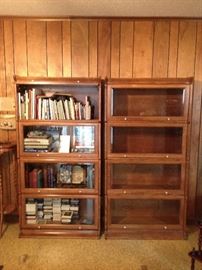 Pair of Oak Stack Bookcases