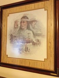 Ben Hampton artist signed Nancy Ward