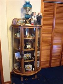 oak china cabinet