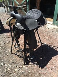 BLACK ADULT WINTEC WESTERN SADDLE