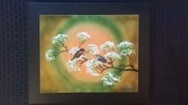  rad156FA0391 CT Birds Painting On Ceramic profile