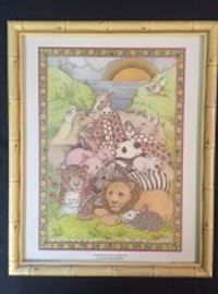  radE697F0157 Lily Poster The Peaceable Kingdom By Caroline Ebborn LSA 023 profile