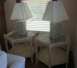 Bamboo style End tables