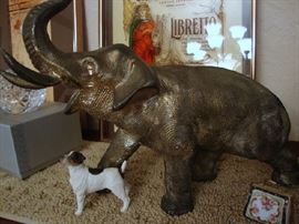 Elephant and Dog, Waterford Crystal Ball