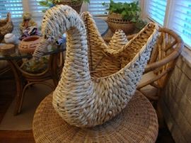 Wicker Swan
