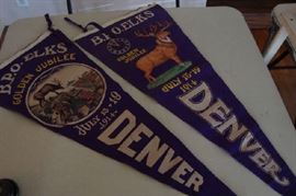 Elks Golden Jubilee Pennants