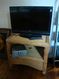 Flat Panel TV Wicker TV stand
