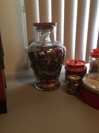 part of the button collection