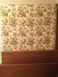 matching double bed with mattress & box springs and headboard