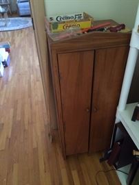 wooden cupboard