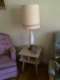 side table & lamp