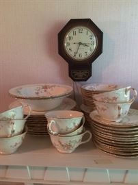 Pope-Gosser dishes 4-pc place-settings for 12 + serving dishes