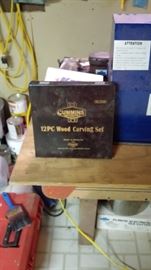 10 and 12 pc wood carving kits