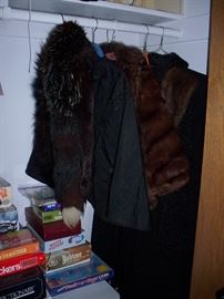 vintage furs and coats