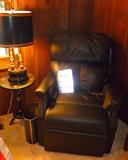 New "Maxi comfort" black leather lift chair