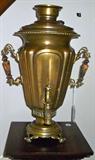 Brass signed antique Samovar