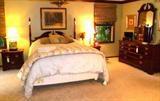 Cherry Bedroom set in the Master Suite