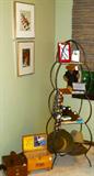 Vintage shoe shine kits and mens accessories