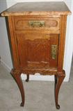 Art Nouveau marble topped side table from tne mid 1800's