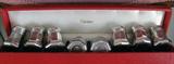 8 piece set of Sterling Silver salt & pepper shakers from Cartier!