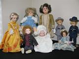 Collectible Dolls by Effanbee, dynasty doll collection, zasan, arianna Italy, Diana Effner, Royal Doulton, Lee Middleton, Huebock, Kathy Redmond, Marin Elena, Kate Lackman, Grace S. Putnam, Armand Marseille,