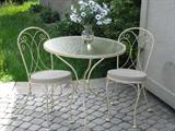 GREAT wrought iron bistro set