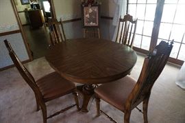 dining room table and chairs