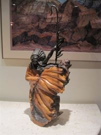 Native American Carving "Pride Of Autumn".