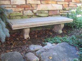Concrete Bench.
