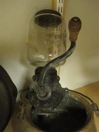 Wall Mount Coffee Grinder.