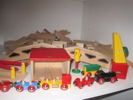 Brio toys.