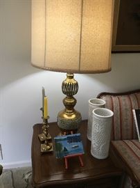 Brass lamp (2 available)