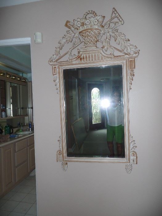 Lovely carved mirror