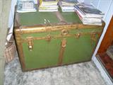 Antique Cedar Lined Steamer Trunk
