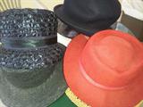 Lots of hats and scarves
