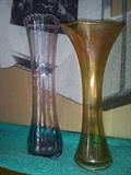 Carnival and other glass vases