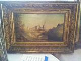 Frank A. Tabor from the late 1800's - Original Oil - "Franch Wall"