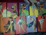 Vintage 'girlie' post cards.