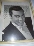 Signed Mario Lanza.
