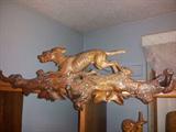 Nice Carved Dog Coat Hanger