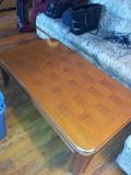 Oak Coffee Table and Two Oak Side Tables