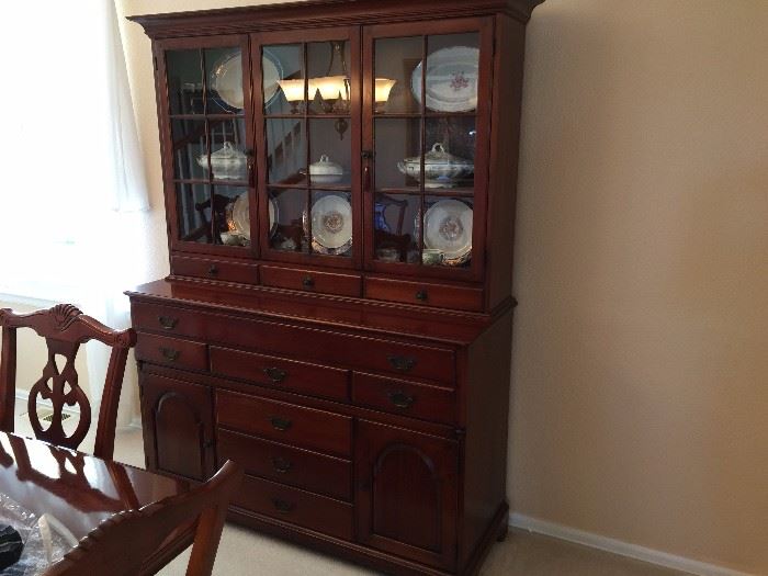 1950's Cherry Hutch - Purchased at Marshall Fields Chicago