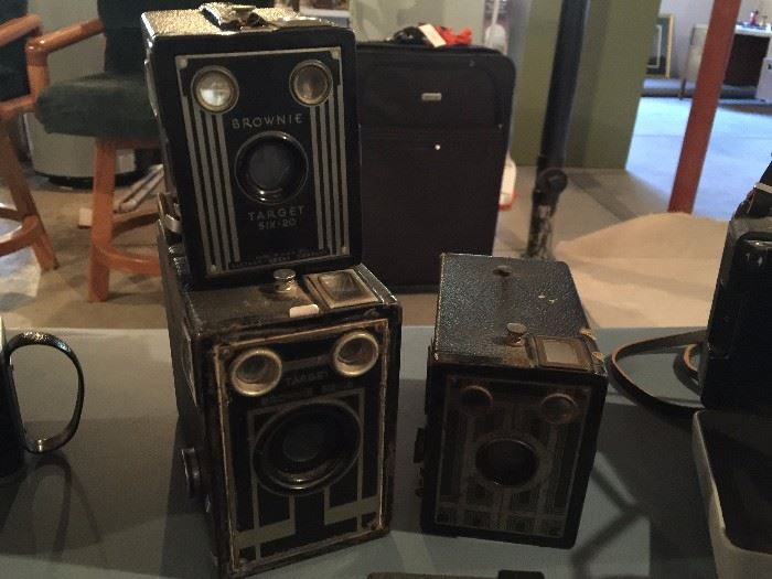 Collection of Antique Cameras