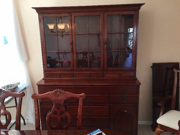 1950's Cherry Hutch - Purchased at Marshall Fields Chicago