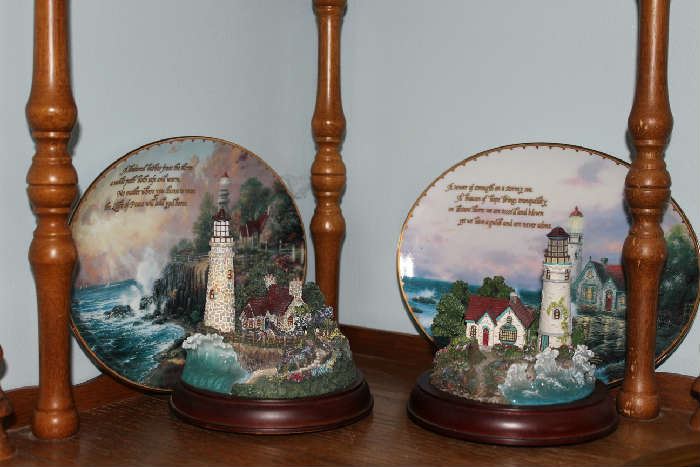 Thomas Kincade Collectible Plates & Lighthouses