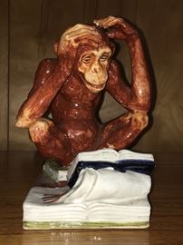 Andrea by Sadek monkey figure.