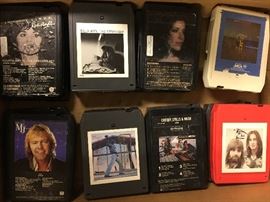 8-track tapes.