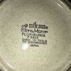 Vintage "Floribunda" Mikasa stoneware.
