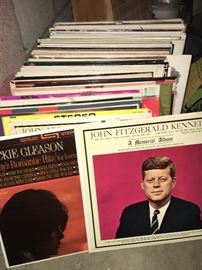 LPs--mostly easy listening and Christmas.