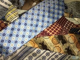 Big collection of men's ties from 1960s and 1970s.